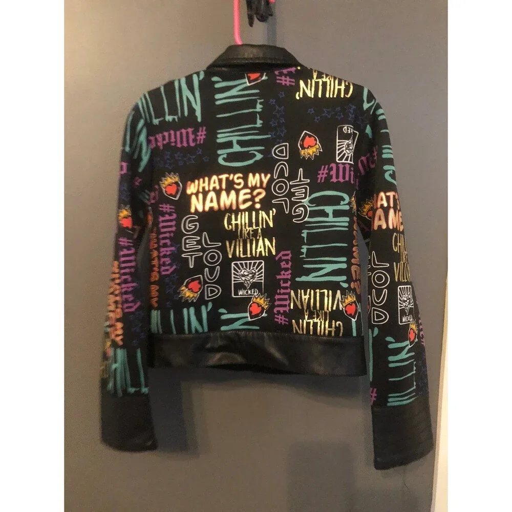 Disney d-signed descendants coat Jacket size xs 5/6 6